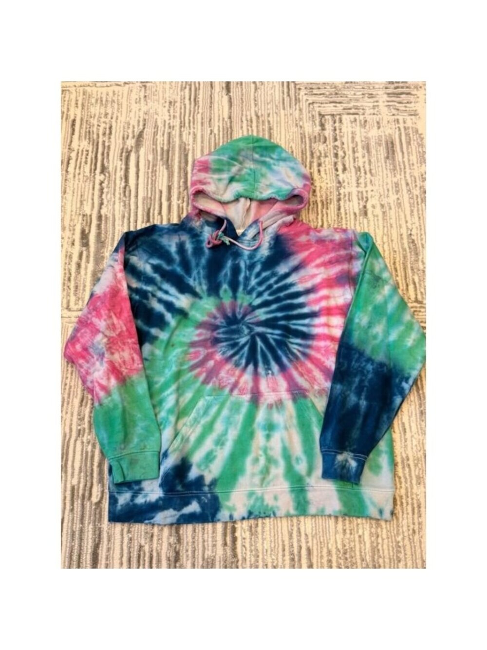 NEW Delta Fleece women's large tie-dye fleece lined sweatshirt